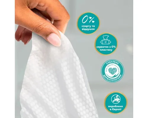 Дитячі вологі серветки Pampers Aqua Soft Touch 48 шт х 12 пачок (576 шт) (8006530140225)