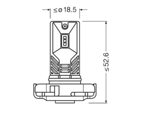 Автолампа Osram світлодіодна (OS 2604CW)
