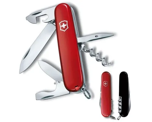 Ніж Victorinox Spartan Ukraine 91 мм Червоно-чорний (1.3603.1.3)