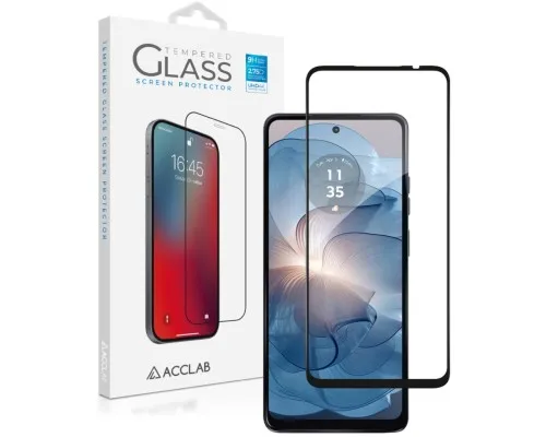 Скло захисне ACCLAB Full Glue MOTO G24 Power Black (1283126591778)