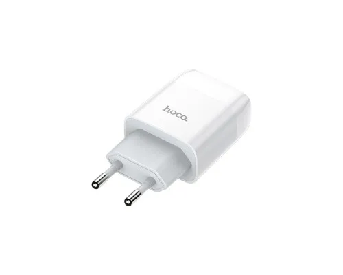 Зарядний пристрій HOCO C72A Glorious USB 10.5W White (6931474712899)