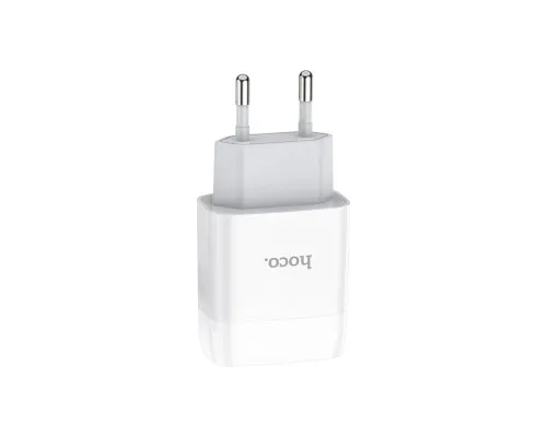 Зарядний пристрій HOCO C72A Glorious USB 10.5W White (6931474712899)