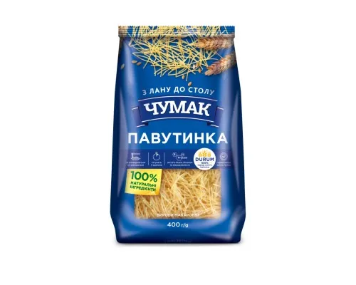 Макарони Чумак Павутинка 400 г (4820156766478)