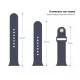 Ремінець до смарт-годинника Armorstandart Sport Band (3 Straps) для Apple Watch 42 (Series 11-10)/41/40/38 Denim Blue (ARM51940)