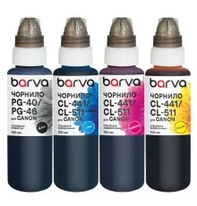 Чорнило Barva Canon PG-40BK pigm + CL-41C/M/Y 4x100 мл, special (CPG40-100-MP)