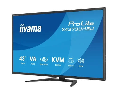 Монітор iiyama X4373UHSU-B2