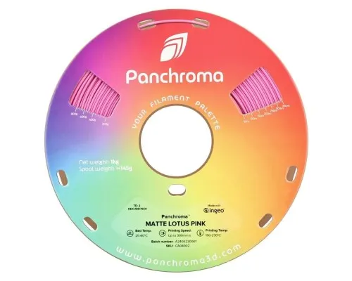 Пластик для 3D-принтера Polymaker PLA PANCHROMA MATTE 1,75mm 1kg LOTUS PINK (CA04002)