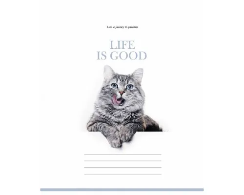 Зошит Школярик Life is good 36 аркушів клітинка (036-3670K)