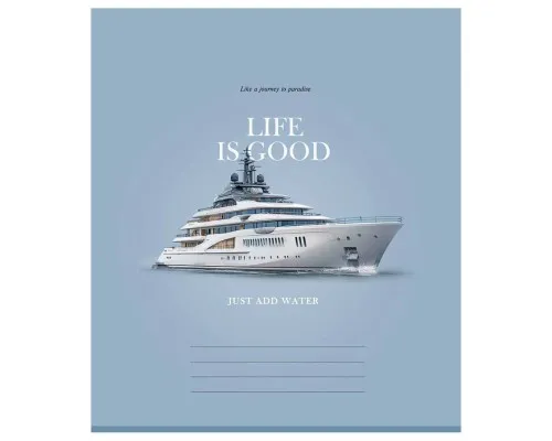 Зошит Школярик Life is good 36 аркушів клітинка (036-3670K)