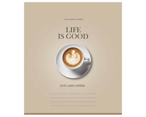 Зошит Школярик Life is good 36 аркушів клітинка (036-3670K)