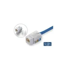 Модуль Keystone RJ45 UTP кат. 6, Slim, 110 IDC Kingda (KD-KJ2085UC6)