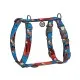 Шлея для собак WAUDOG Nylon H-подібна з QR-паспортом "Сила Супермена", пластиковий фастекс XL (346-1079)