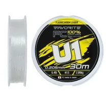 Флюорокарбон Favorite U1 FC 30m 1.5/0.205mm 6.4lb/2.89kg (1693.12.10)