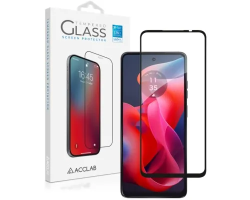 Скло захисне ACCLAB Full Glue MOTO G24/G34 Black (1283126590016)