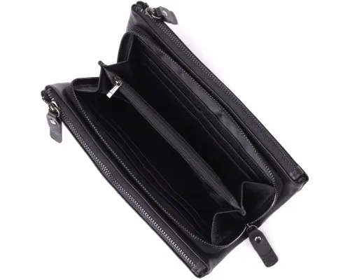 Гаманець ST Leather Шкіряний Чорний (23111)