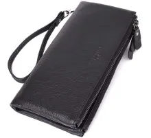 Гаманець ST Leather Шкіряний Чорний (23111)