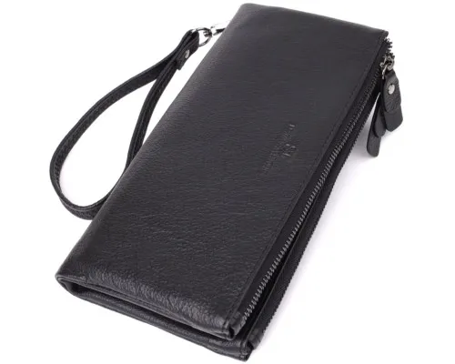 Гаманець ST Leather Шкіряний Чорний (23111)