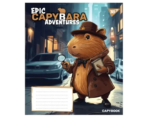 Зошит Yes Epic Capybara А5 24 аркушів лінія (767797)