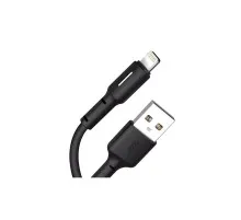 Дата кабель USB 2.0 AM to Lightning 1.0m 3A black XO (NB112-i-BK)