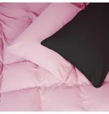 Постільна білизна MirSon 002-008 Black/Pink Фланель 2x143x210 Сімейний (2200009661877)