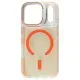 Чохол до мобільного телефона BeCover FIBRA Star Shine MagSafe Apple iPhone 17 Pro Orange (715429)