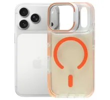 Чохол до мобільного телефона BeCover FIBRA Star Shine MagSafe Apple iPhone 17 Pro Orange (715429)