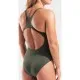 Купальник Arena Team Swimsuit Swim Pro Solid 004760-609 темно-зелений 40 (3468337729242)
