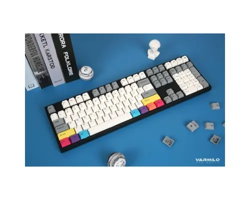 Клавіатура Varmilo APT108 CMYK C-TK Red Wireless White Led UA (A93A024D4A5A17A007)