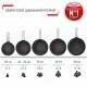 Сковорода Tefal Halo EUCALYPTUS, 24см, алюміній, бакеліт, сірий (G0160402)