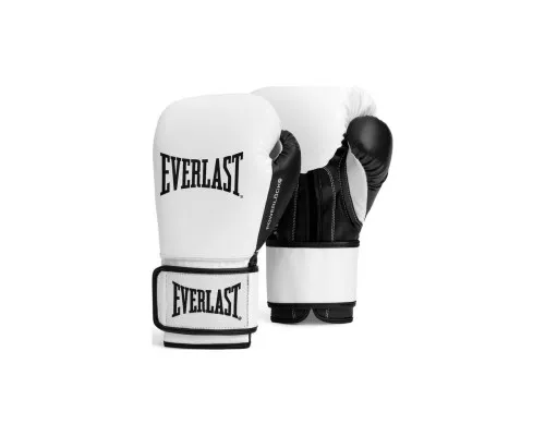 Боксерські рукавички Everlast PowerLock OG Training Gloves P00004005-WH-BK білий, чорний 14 унцій (009283634186)