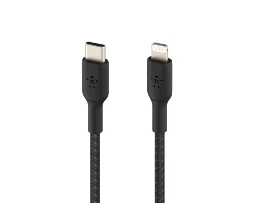 Дата кабель USB-C to Lightning 2.0m Belkin (CAA004BT2MBK)