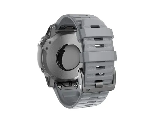Ремінець до смарт-годинника Armorstandart Silicone 22mm для Garmin Fenix 5/6 Grey (ARM60797)