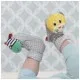 Розвиваюча іграшка Infantino Шкарпетки брязкальця Зебра та тигр (206893I)