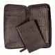 Портмоне Ashwood Дорожнє TW01 Brown (TW01 BRN)
