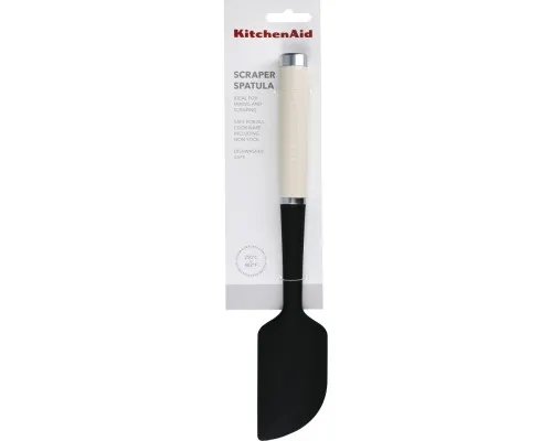 Лопатка кухонна KitchenAid Coreline для тіста, 30 см, кремовий (KAG031OHACE)