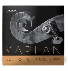 Струни для контрабаса D'Addario Kaplan Bass String Set 3/4 Scale Medium Tension (K610 3/4M)