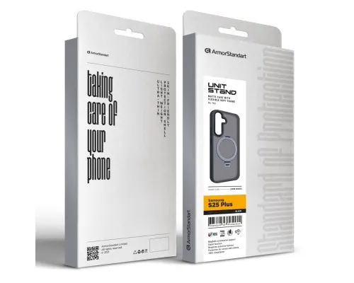 Чохол до мобільного телефона Armorstandart Unit Stand Samsung S25 Plus Black (ARM82860)