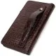 Гаманець Bond Accessories З одним відділенням з натуральної шкіри Коричнева (22028)