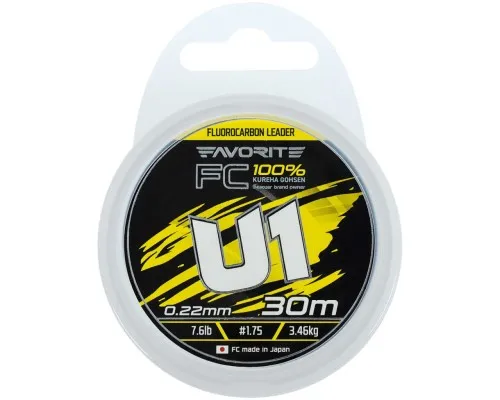 Флюорокарбон Favorite U1 FC 30m 1.75/0.22mm 7.6lb/3.46kg (1693.12.11)