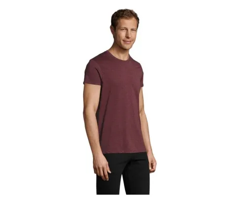 Футболка Sol's Regent Fit темно-бордовий меланж XS (00553148XS)