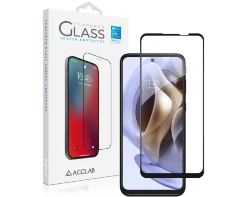 Скло захисне ACCLAB Full Glue MOTO G31/G41 Black (1283126546105)
