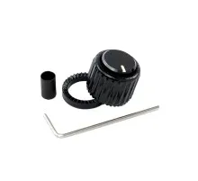 Ручка для потенціометра D'Addario Loknob Large Black Plastic Knob (PW-LNL-01B)