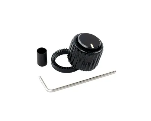 Ручка для потенціометра D'Addario Loknob Large Black Plastic Knob (PW-LNL-01B)