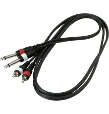 Інсертний кабель RockCable Patch Cable - 2 x RCA to 2 x TS Jack (1.5m) (RCL 20932 D4)