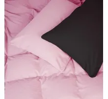 Постільна білизна MirSon 002-008 Black/Pink Фланель 2 x 160 x 220 Сімейний Євро (2200009661884)