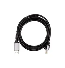 Дата кабель USB AM to RJ45 Ethernet 2.0m CAT6 UTP PowerPlant (CA914982)