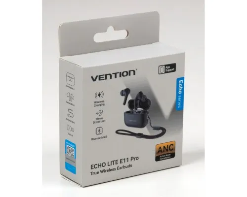 Навушники Vention Echo Lite E11 Pro Black (NBVB0-Pro)