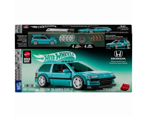 Конструктор Mattel Brick Shop Speed Honda Custom 90 Civic EF (JHF62)