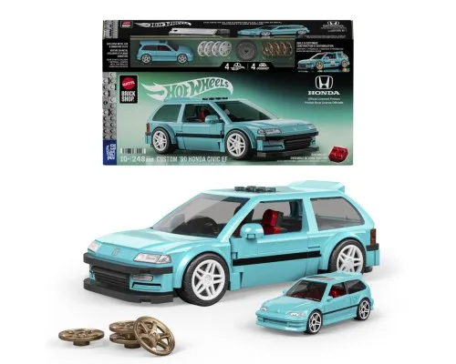Конструктор Mattel Brick Shop Speed Honda Custom 90 Civic EF (JHF62)