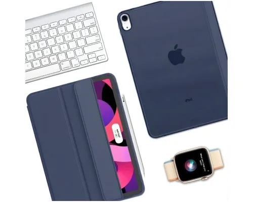 Чохол до планшета BeCover Tri Fold Hard Apple iPad Air 11" M4 2026 Deep Blue (715243)